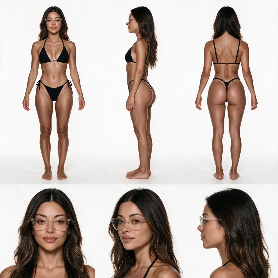 Blair Moreau - character-lock reference 2