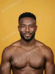 Femi in a private gym by the window, one of the scenes included in his set