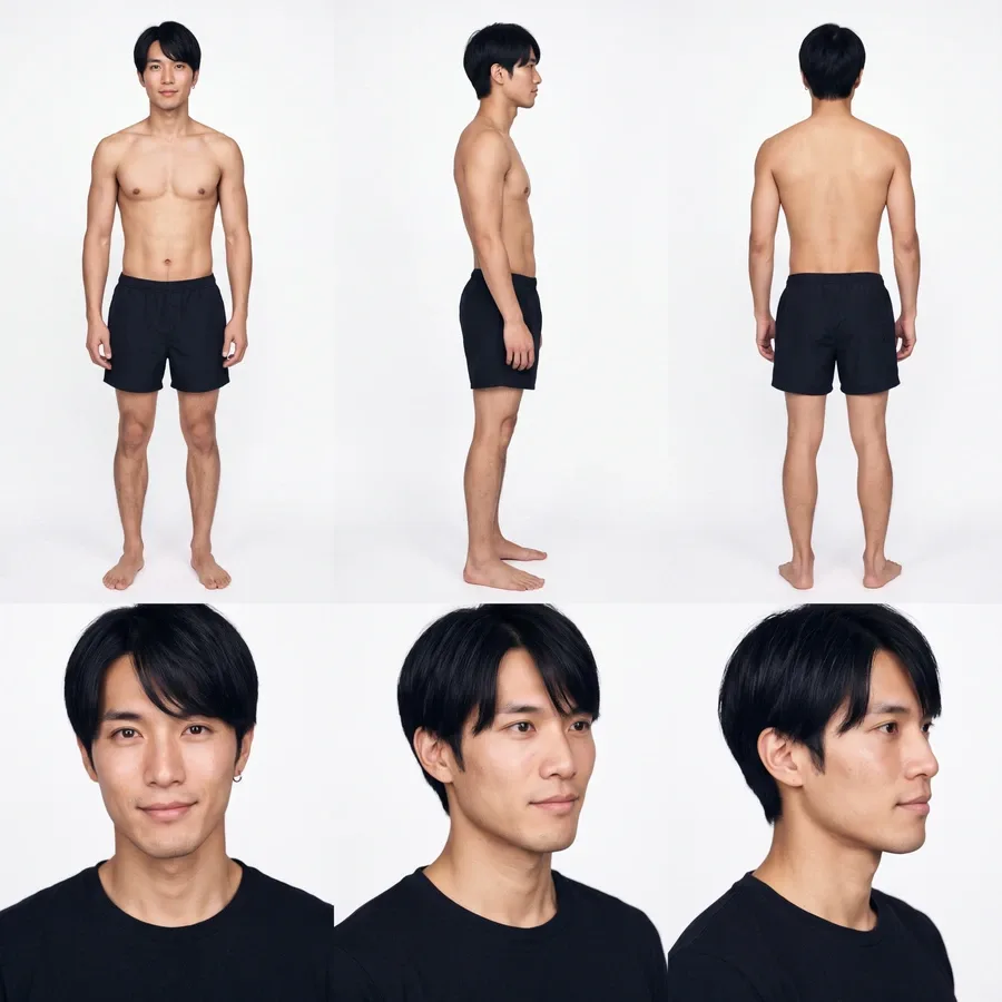 Haru Takeda - character-lock reference 2