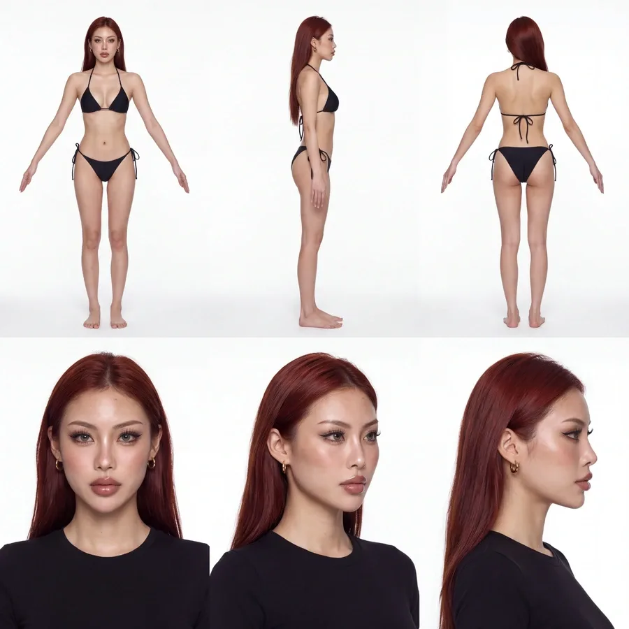 Mio Tanaka - character-lock reference 2